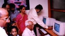 Justice Tated inaugurating the Portal on April 5, 2000 at Mumbai.
