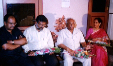 Tated J. making his point. Sitting from L to R - Adv. Vinay Rathi, Adv. Satish Maheshwari, Tated J., Adv. Sanjivani Maheshwari.